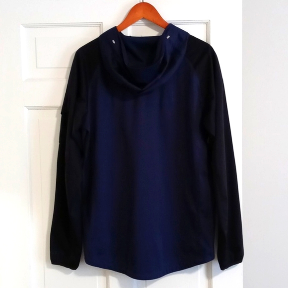 🌀2009 Nike🌀 - Blue/Black Laser Tech Runner Hooded Jacket - Picture 2 of 16